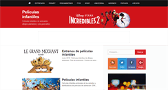 Desktop Screenshot of infantiles.peliculasyjuegosonline.com