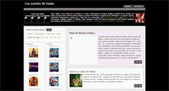 Desktop Screenshot of cuentosdehadas.peliculasyjuegosonline.com