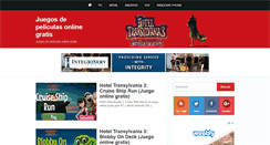 Desktop Screenshot of juegos.peliculasyjuegosonline.com